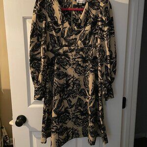 Tan and Black Floral Calvin